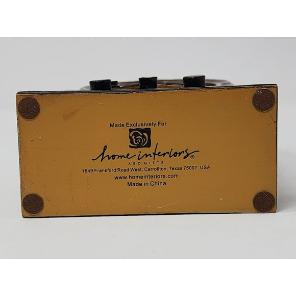 Vintage Home Interior Old Style Brown Table/Desk Clock Tested And Works - Picture 6 of 11